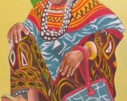 Réalisation de l'artiste Peintre Graveur et Sérigraphe Zéphyrin Wouba l'un de mes si nombreux poulains de jadis au NidArts Cameroun.
Année: 2023. Mes anciens apprentis me suivent de très près !