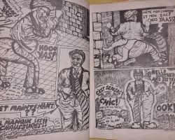 Encore au Lycée, El Maestro Jimmy fut sollicité par le plus grand acteur de théâtre du pays pour réaliser une BD de sa meilleure pièce: Mr Emmanuel Fon Mbah dit <<Durando>> Aventure de malades que j'aimerais raconter un jour... Avant cette oeuvre, le pays ne comptait qu'une seule BD publiée, <<l'Homme bien de là-bas>> de Mr Dave K. Moktoï