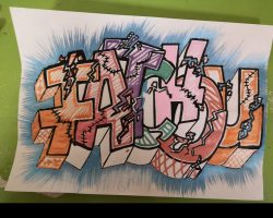 Cadeau spécial. Anniversaire de ma collègue FATHIA (Voir vidéo ---> mon assistante, 1er spectacle Marionette-Star: <<IZIZZ>>